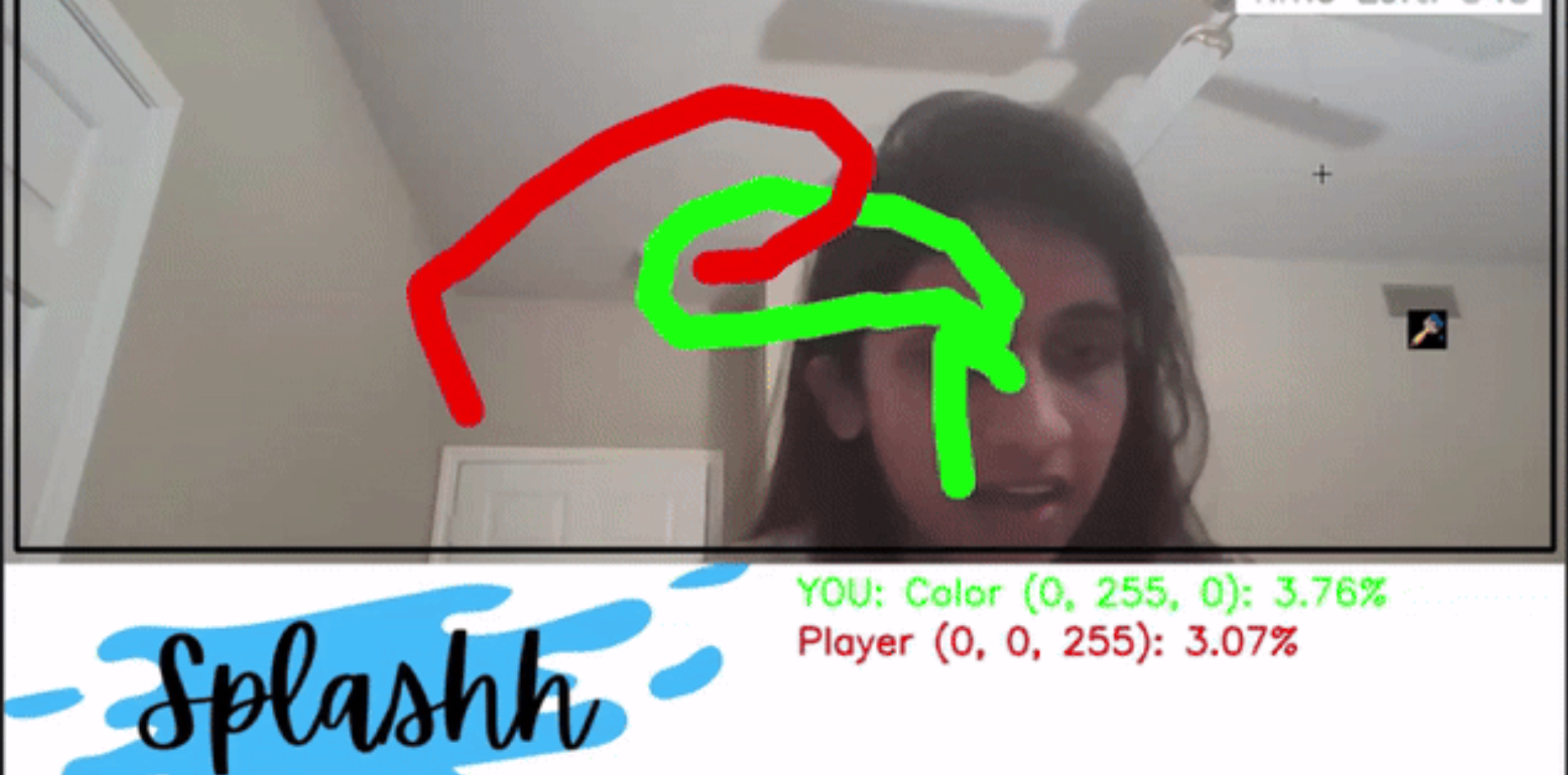Splashh: Multiplayer Drawing Game with Hand Tracking